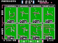 une photo d'Ã©cran de Tecmo Super Bowl sur Nintendo Nes